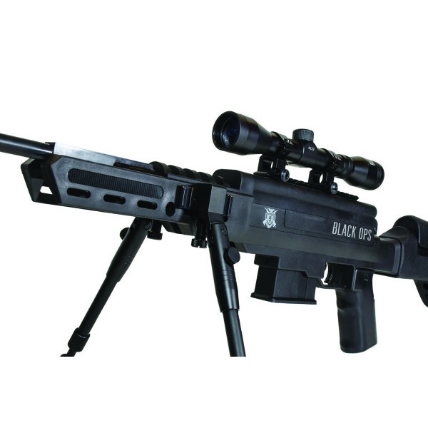 Carabine à air comprimé Black Ops type sniper cal. 4,5 mm